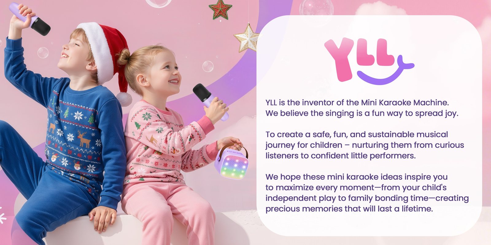 YLL, the inventor of the mini karaoke machine