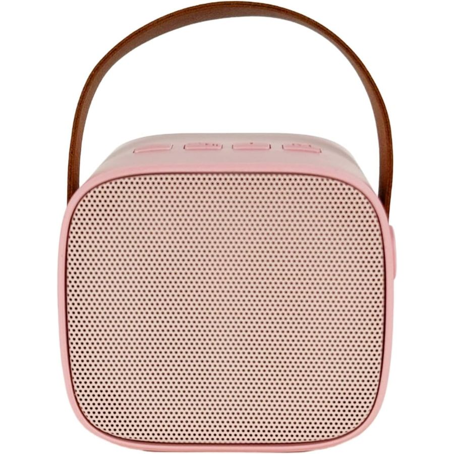 YLL Portable Karaoke Speaker, Light Pink with Wireless Mic, view 2